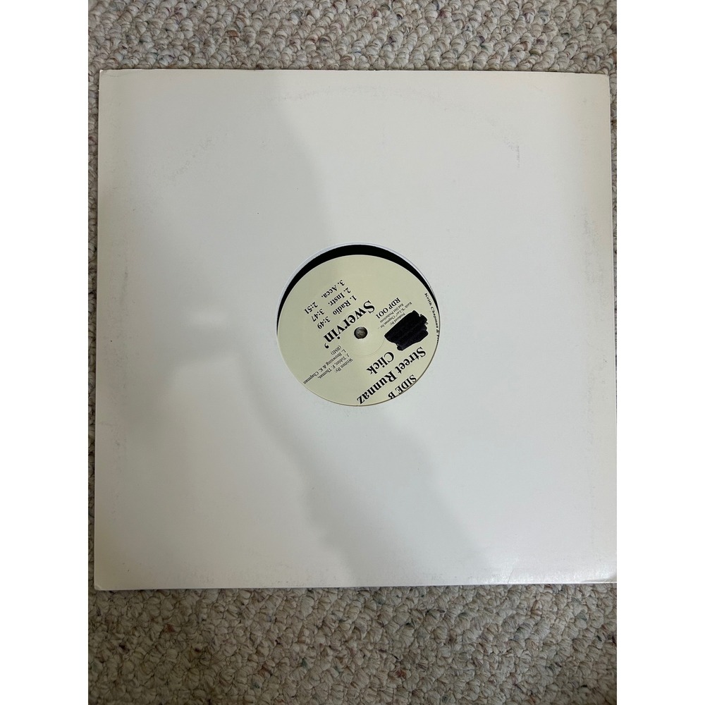 Street Runnaz Click Jig Wit It Swervin 12 Vinyl Single 2005 Hip Hop RDP 001
